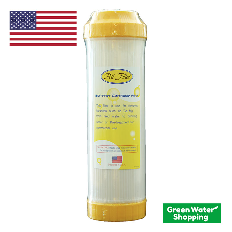 ไส้กรองน้ำเรซิ่น Resin Softener Filter 10 นิ้ว - PURITY PRO (สารเรซิ่น DOW Made in USA)